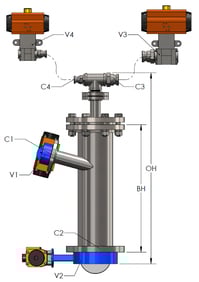 powder pump drawing powder pump drawing