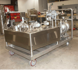 CIP cart for Filter Dryer discharge CIP cart for Filter Dryer discharge