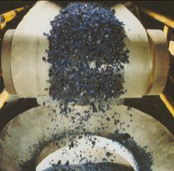 Enamel being prepared for glassing process 