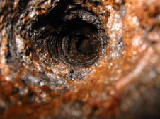Iron oxide deposition