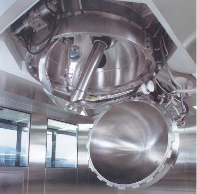 Top driven spherical dryer