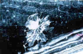 Exernal impact glass damage