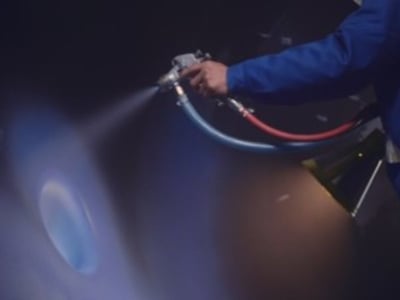 reglassing2-enamel spraying