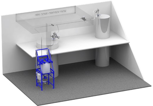 Powder Pump System rendering