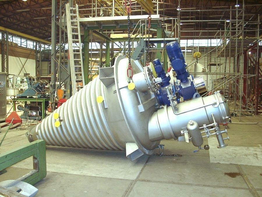 Bolz 2500L Working Volume 316SS Conical Orbiting Arm Vacuum Dryer-Mixer